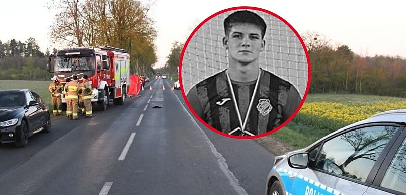 Tragiczny wypadek w regionie. Nie żyje 17-letni piłkarz. Zginął pod kołami BMW