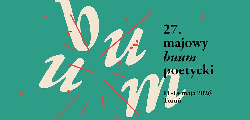 Poezja, koncerty i slam do rana. W Od Nowie rusza Majowy Buum Poetycki