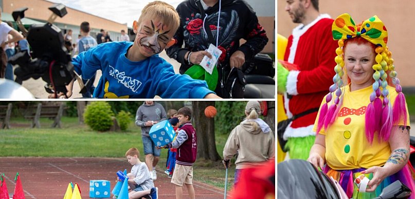 Kolorowe warkoczyki, wata cukrowa i tłumy dzieci. Tak było na festynie