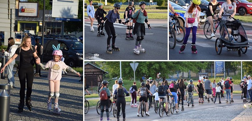 Setki rolkarzy przejechały nocą przez Toruń. Nightskating wrócił do miasta