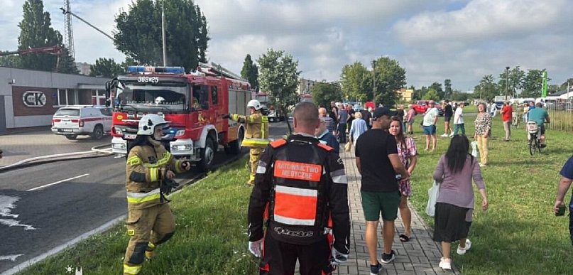 Region | Czarne kłęby dymu nad miastem. Ewakuowano szpital! [WIDEO]