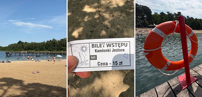 Pojechaliśmy do nad jezioro w Kamionkach. Sprawdziliśmy, czy warto tam jechać