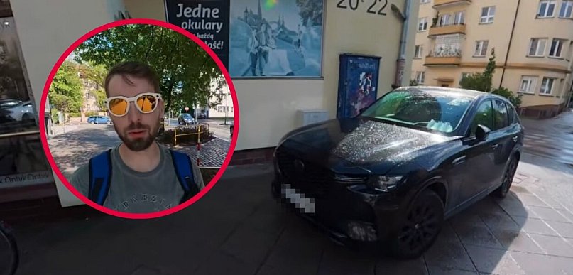 Toruń | Konfitura nagrał kierowcę. Zaczęło się od chodnika, skończyło na...