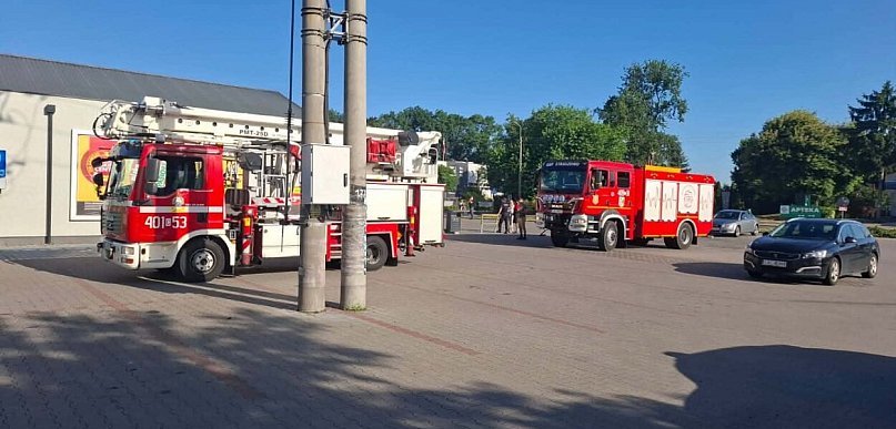 Pożar marketu Biedronka w regionie. Nie zrobisz tam zakupów