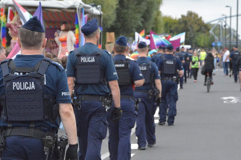 Pełno policji na Marszu Równości