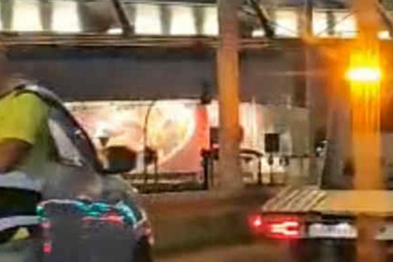 Wypadek przed nowym mostem w Toruniu