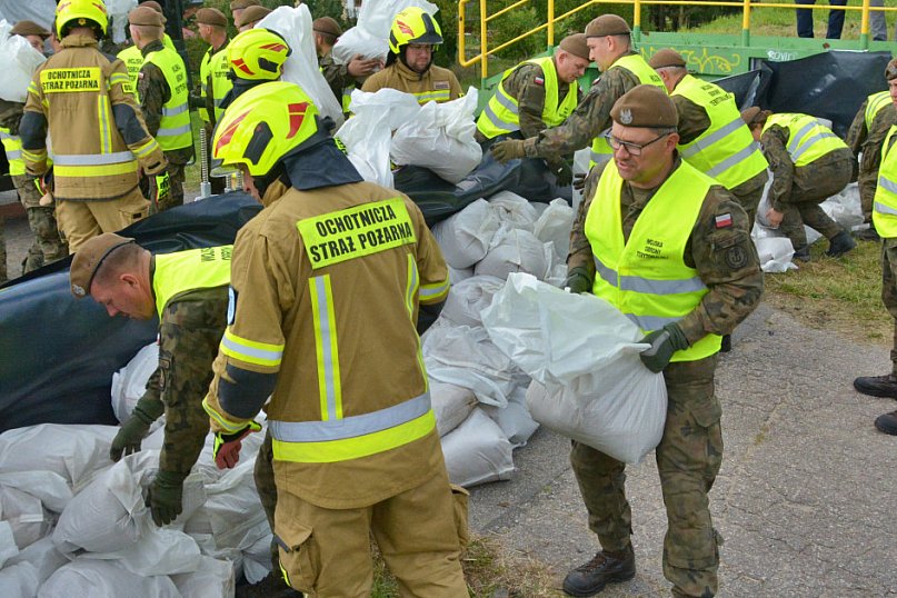 Ćwiczenia &#039;Wysoka Fala&#039; w Ciechocinku
