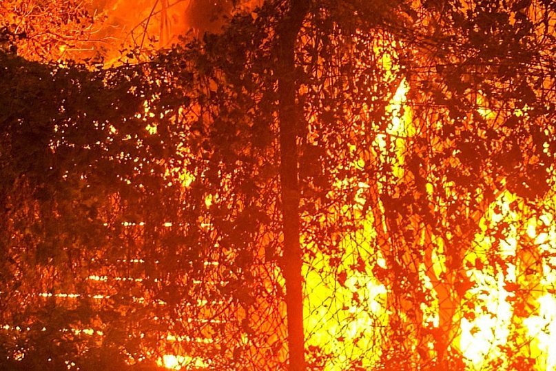 Pożar przy ul. Popiełuszki w Toruniu