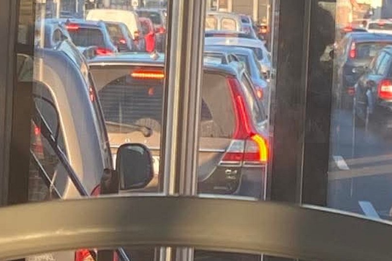 Toruń zablokowany. Ogromne korki