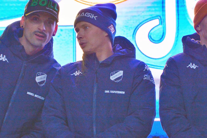 Feta na toruńskiej starówce z żużlowcami Apatora