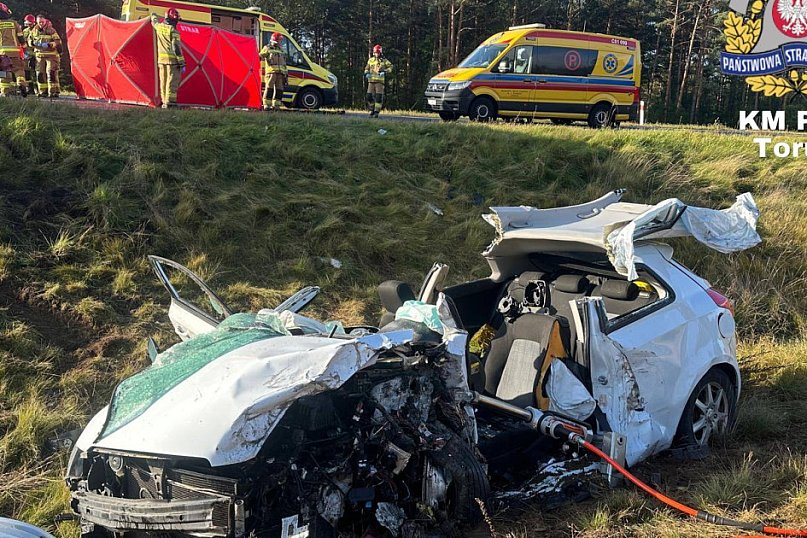 Śmiertelny wypadek na dziesiątce