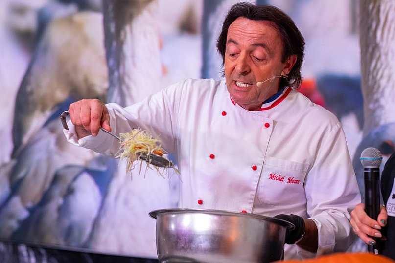 Michel Moran na festiwalu gęsiny w Przysieku