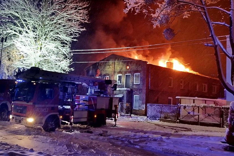 Pożar w Aleksandrowie Kujawskim