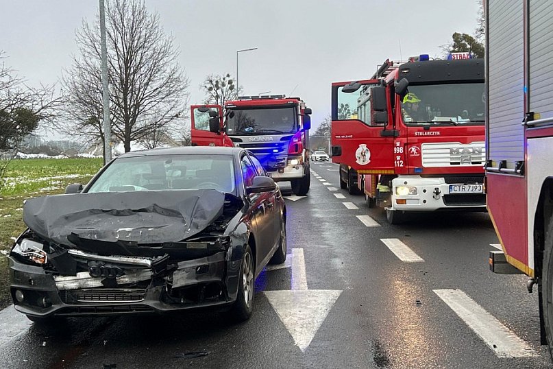 Groźny wypadek w Ostaszewie