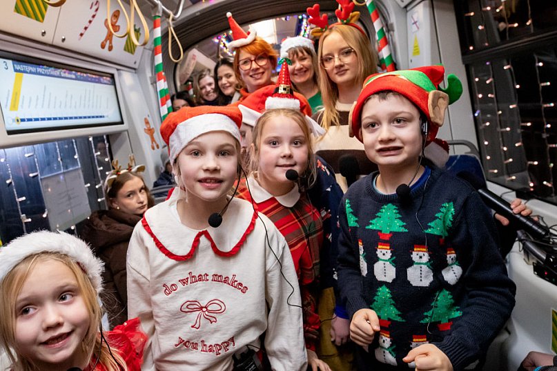 Świąteczny tramwaj