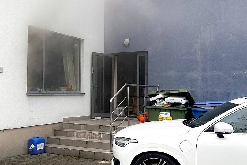 Pożar na Żółkiewskiego w Toruniu