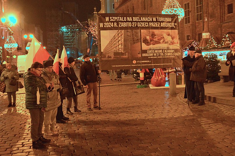 Publiczny Różaniec na toruńskiej starówce