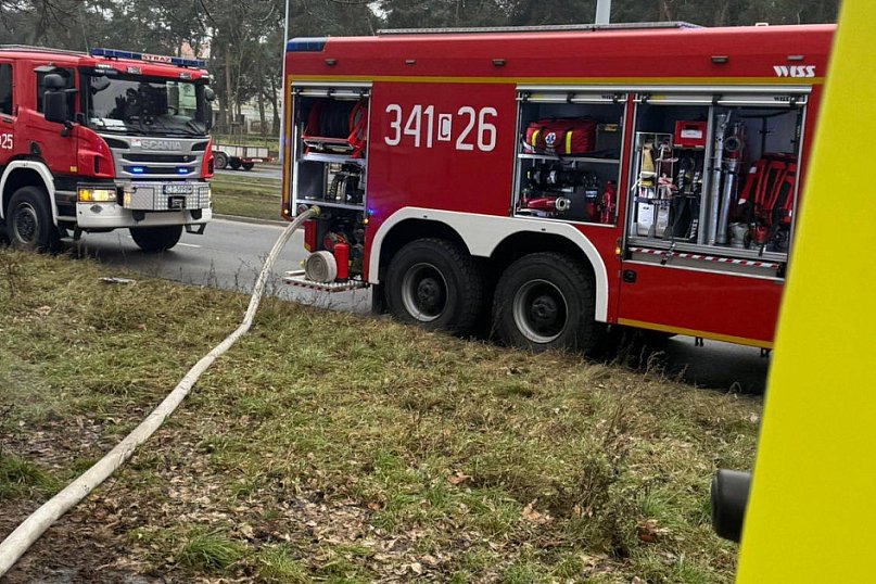 Pożar przy Kraszewskiego