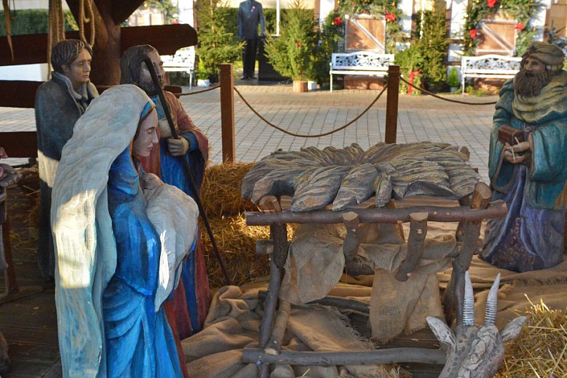 Szopka przy Urzędzie Marszałkowskim