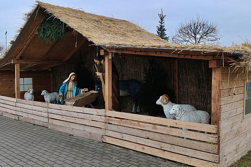 Szopka przy Sanktuarium NMP w Toruniu