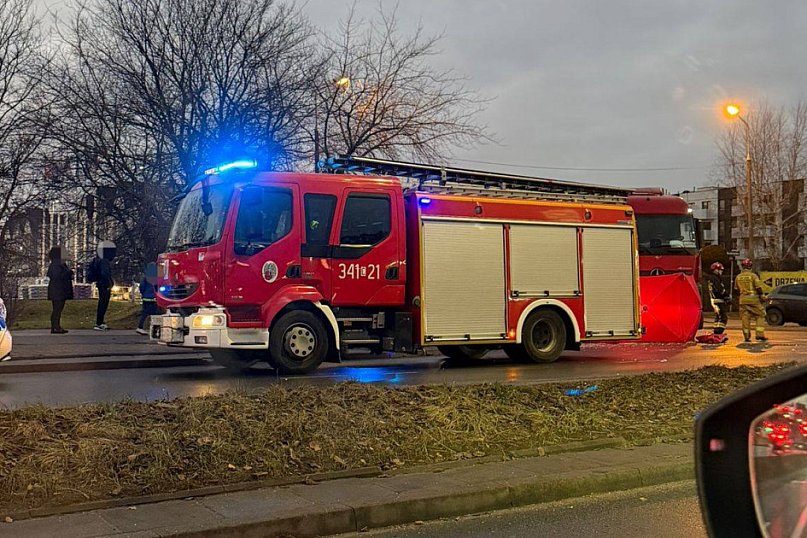 Ciężarówka potrąciła przechodnia!