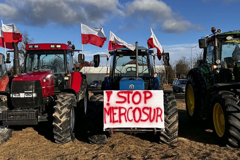 Protest rolników w Głogowie