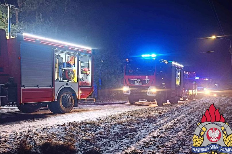 Pożar w powiecie toruńskim