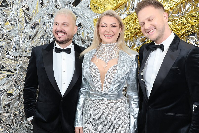 Gwiazdy na ściance Sylwestra z Polsatem