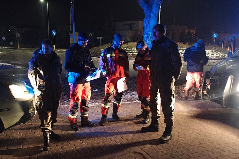 Nocna akcja poszukiwawcza