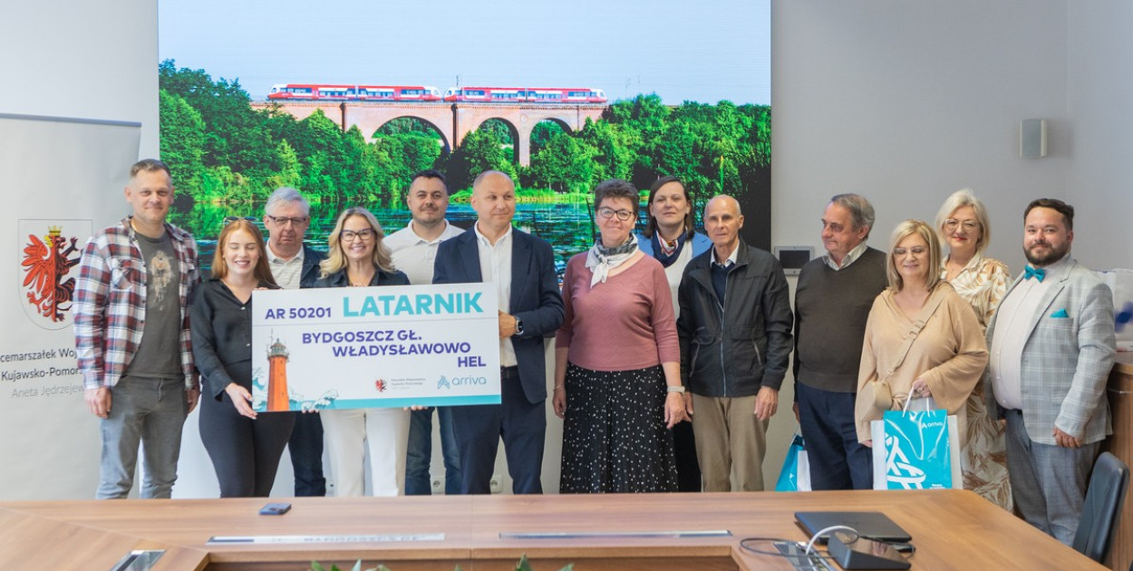 Rozstrzygnięcie konkursu na nazwę pociągu na Hel, fot. Mikołaj Kuras dla UMWKP