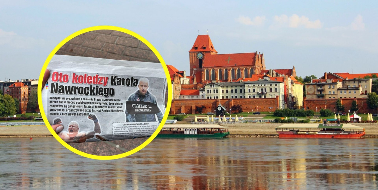 Ostatni cios przed ciszą? Gazetki z atakiem na Nawrockiego trafiły do torunian 