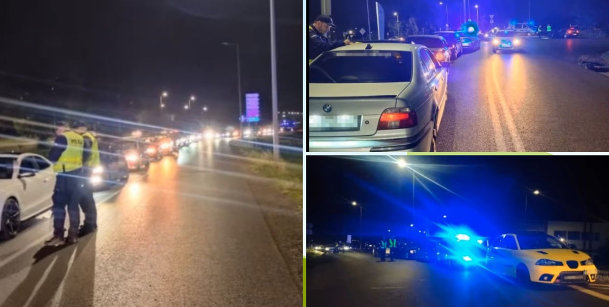 Nielegalne wyścigi pod Toruniem. Policja chwali się filmem z "nalotu" [WIDEO]