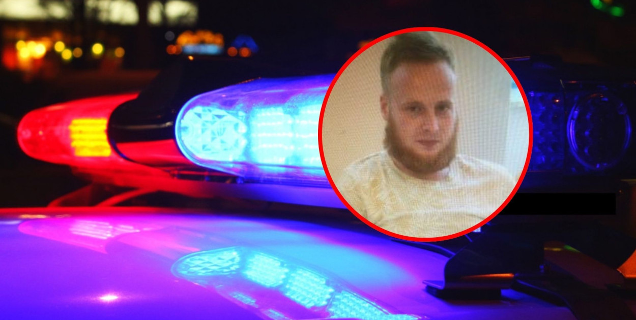 Zaginiony Łukasz Domagalski. Fot. z grupy Toruń Ogłoszenia. Zdjęcie ilustracyjne w tle: Depositphotos