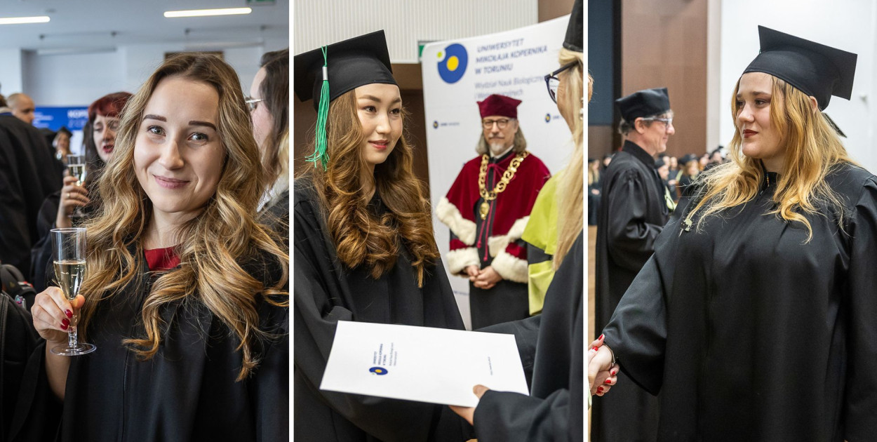 Zwieńczenie lat nauki. Dyplomatorium Wydziału Nauk Biologicznych UMK [FOTO]