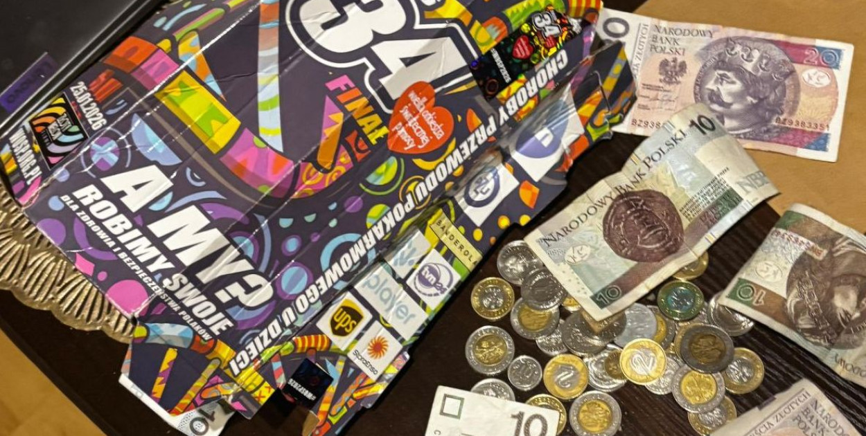 Rozbój na wolontariuszu WOŚP. Sprawca uciekł ze skarbonką