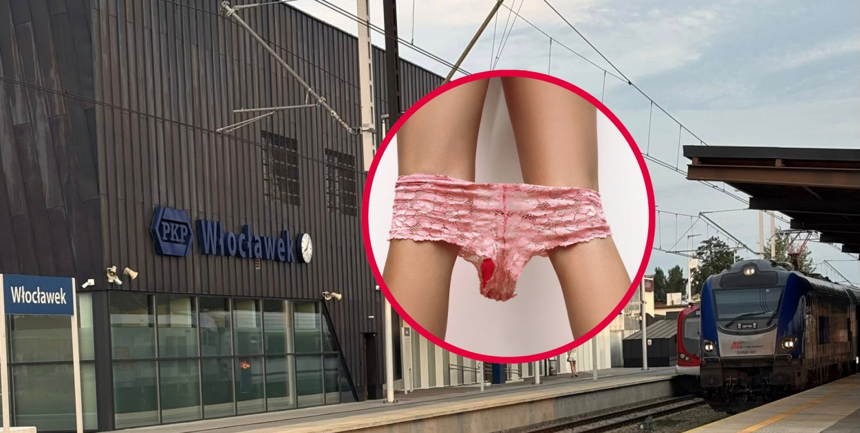 Zdjęła majtki i pokazała policjantom brudną podpaskę. Skandal na dworcu!