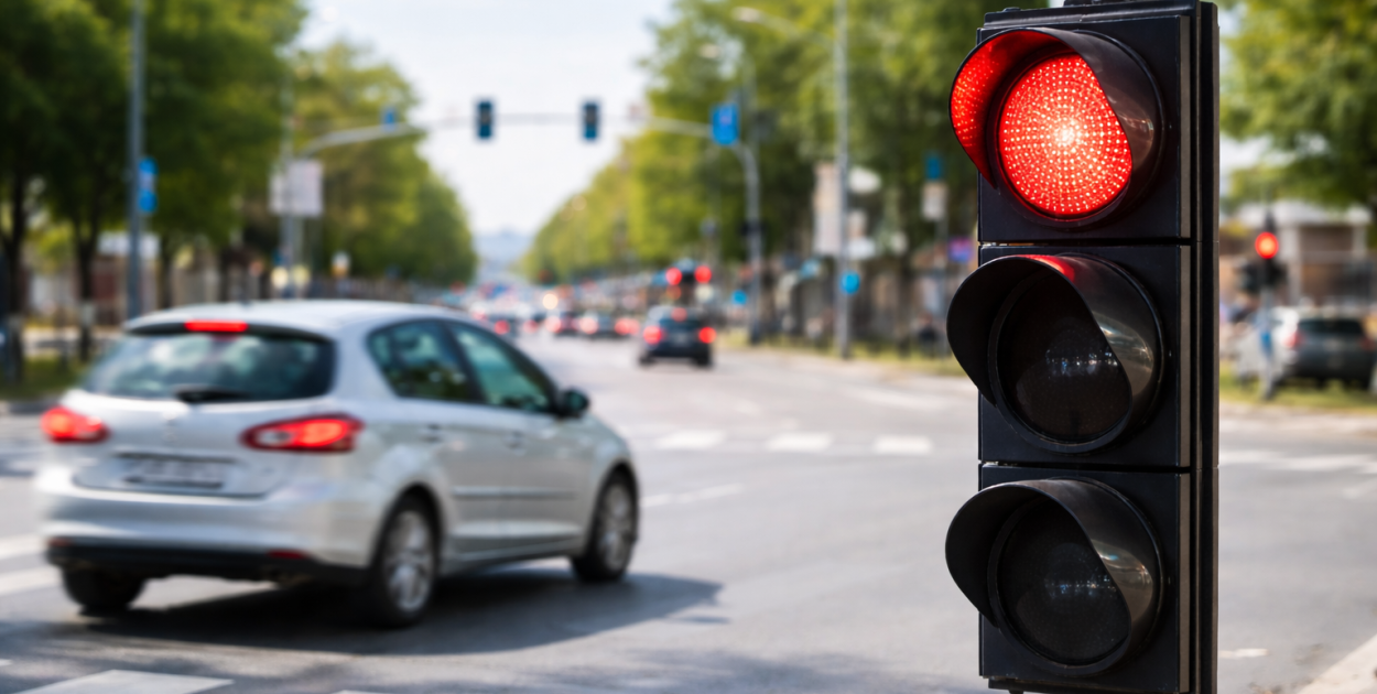 Czerwone światło to tylko sugestia!? Kierowcy w Toruniu zdają się tak myśleć