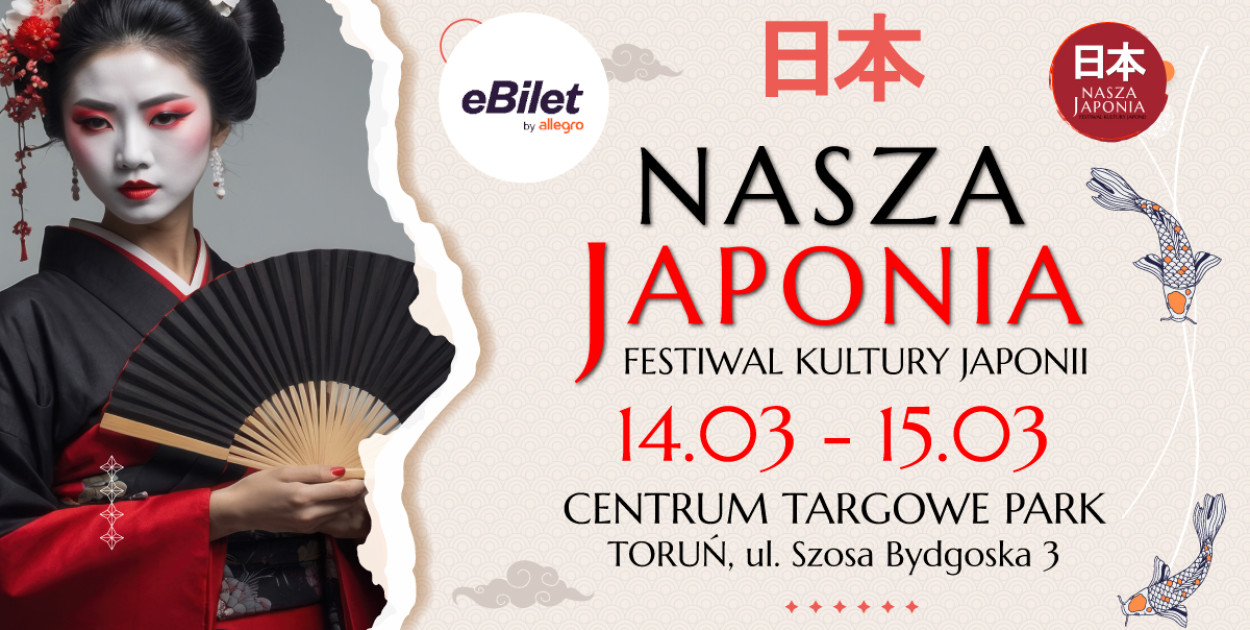 Od ramenu po sztuki walki. Japonia zawita do Torunia aż na dwa dni