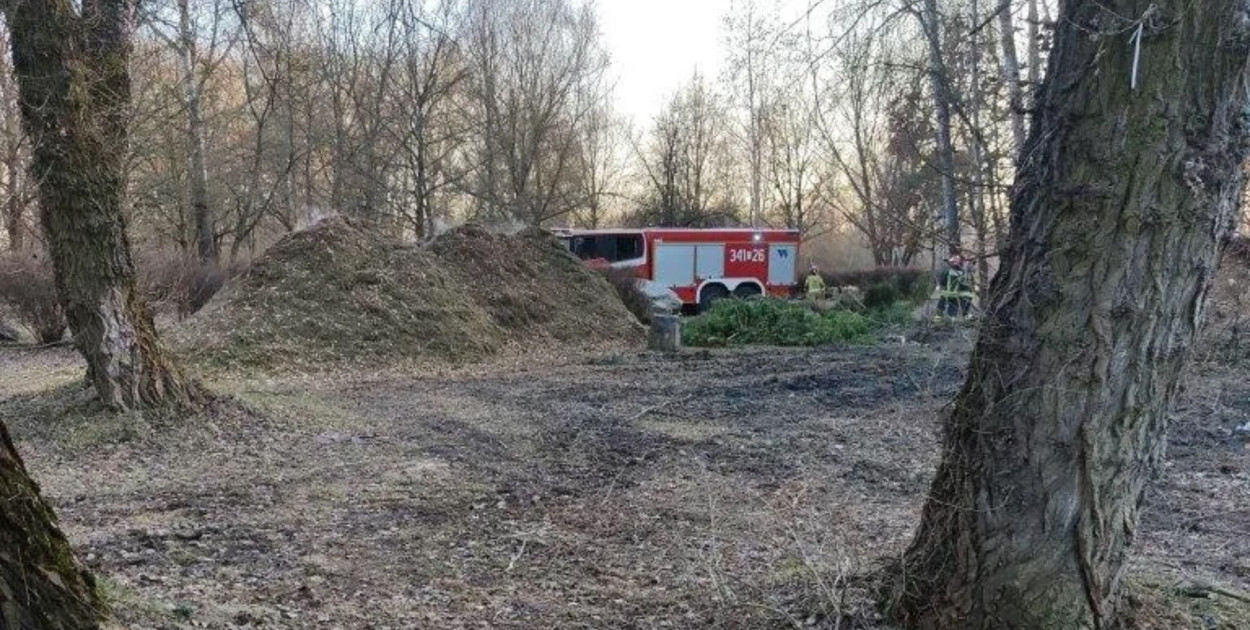 Strażacy ruszyli na Martówkę. Mieszkańcy alarmowali o pożarze. Służby wyjaśniają