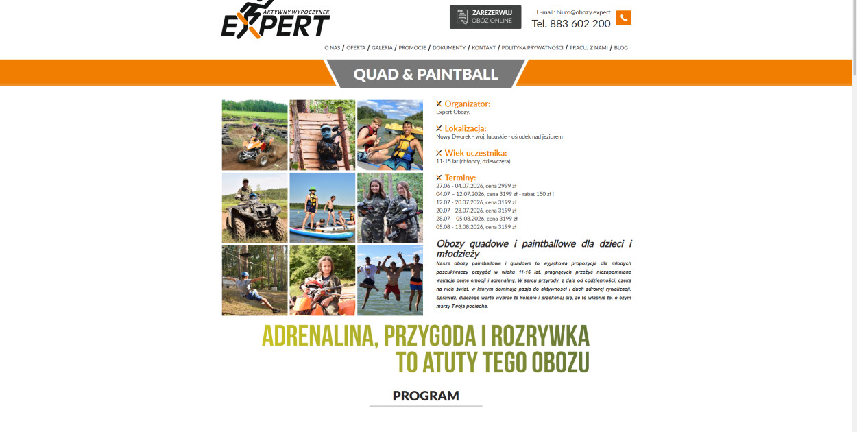 Obozy quadowe dla dzieci i młodzieży - jak wyglądają pełne emocji wakacje w tereni