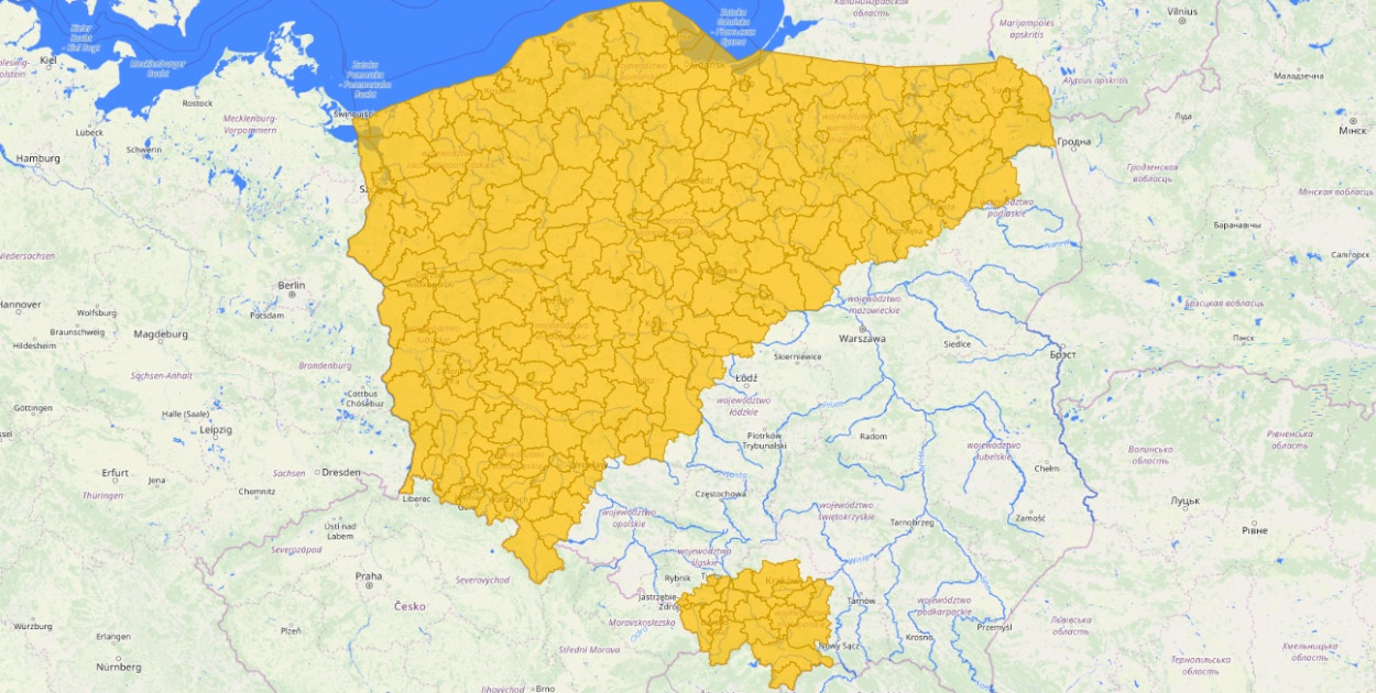 Ostrzeżenie dla Torunia i okolic. Prawdopodobieństwo to aż 90 procent!