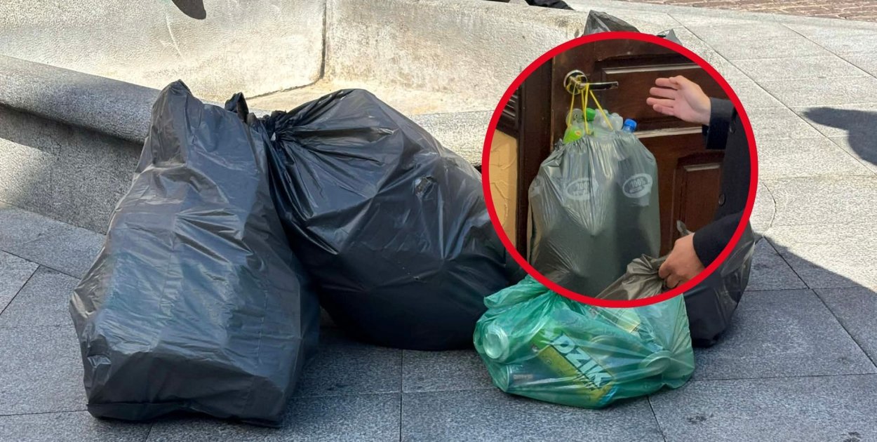 Śmieci pod biurem senatora Lenza?! „Robią z Polaków śmieciarzy”