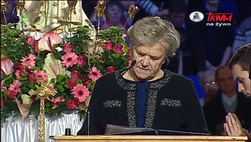 Modlono się także za ofiarodawców Radia Maryja, fot. TV Trwam