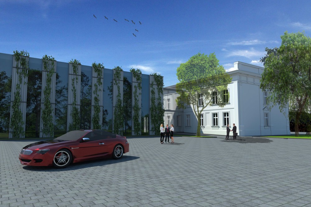 Autorem projektu rozbudowy Pałacu Romantycznego jest pracownia architektoniczna Abakus z Torunia i projektant Leszek Truchel, źródło: www.tom-bud.pl