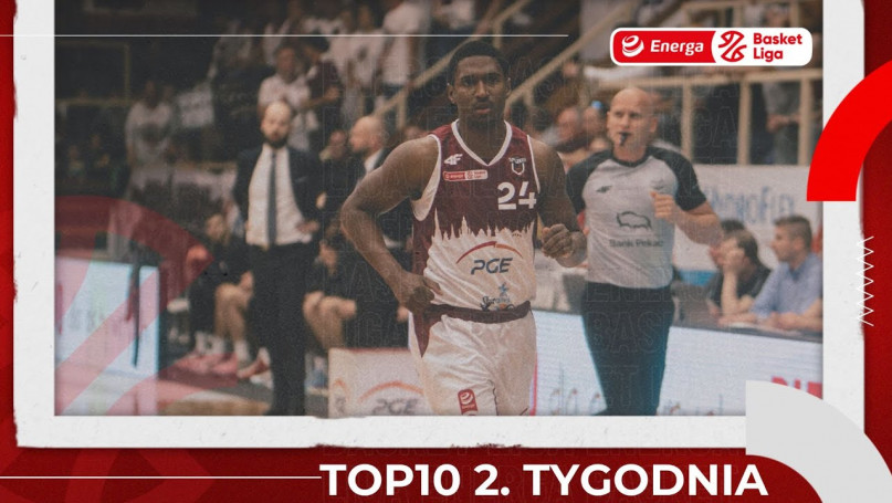 TOP10 drugiego tygodnia rozgrywek Energa Basket Ligi. Jest akcja z Torunia!